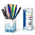 Imagen de STAEDTLER 34 CPR12 Triplus Mobile Work. Estuche de cartón con un surtido 12 instrumentos escritura triplus, ideal para tu oficina o llevar donde quieras
