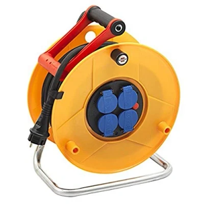 Imagen de Brennenstuhl Carrete de cable Standard Pro 25 m (IP44, Cablepilot), producto francés 1206921, amarillo