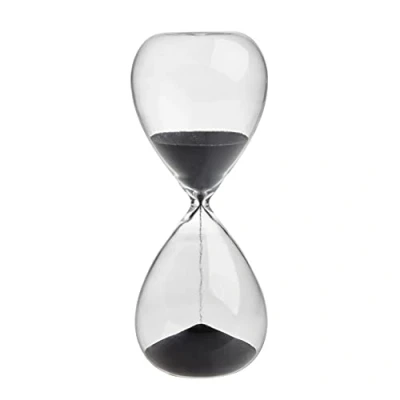 Imagen de TFA Dostmann Reloj de Arena analógico, 18.6009.10.90, 15 Minutos, Objeto diseño, cronómetro, Cristal, Antracita, Arena, 73 x 190 mm (Largo Ancho Alto)