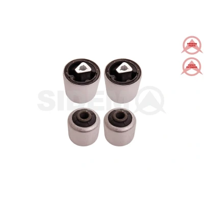 Imagen de SIDEM 821687 KIT Silentblock Brazo de Suspension Eje delantero Rodamiento caucho metal oscilante transversal BMW: 5 Berlina, Touring