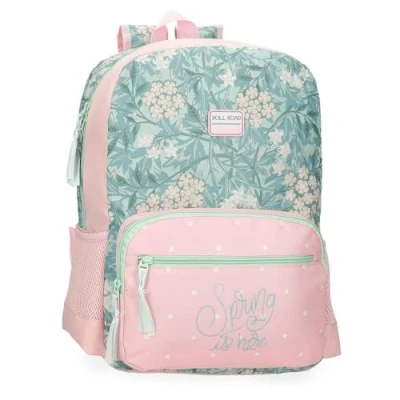 Imagen de ROLL ROAD Spring is here Mochila Escolar Rosa 31x42x13 cms Poliéster 16,93L