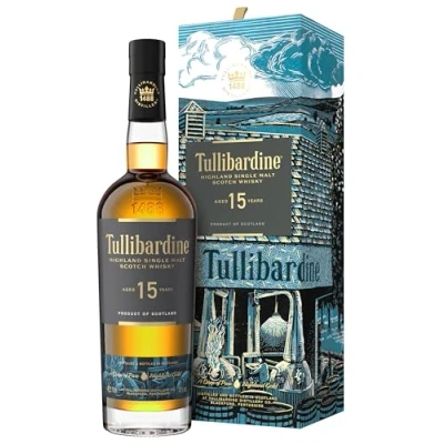 Imagen de Tullibardine 15 Years Old Highland Single Malt Scotch Whisky 43% Vol. 0,7l in Giftbox