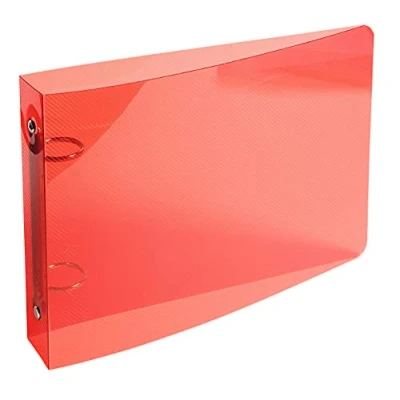 Imagen de Classeur pour Fiches Bristol 100x150 2 Anneaux 25mm Polypropylene Crystal Colours