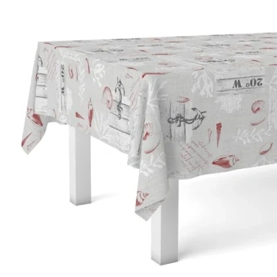 Imagen de Mantel Hule NARCEA 250X140 Rojo