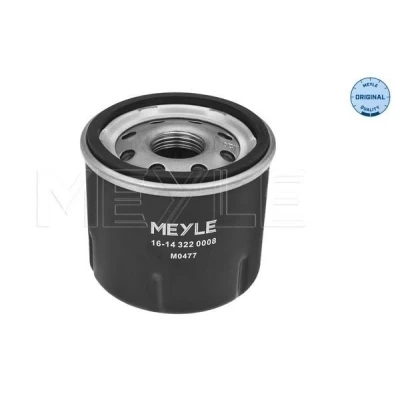 Imagen de MEYLE 16 14 322 0008 Filtro de aceite M20x1,5 ORIGINAL Quality enroscable RENAULT: Clio 2, III Grandtour, 4, DACIA: SANDERO 2