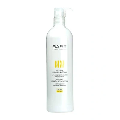Imagen de Laboratorios Babé Crema Urea 10% Loción Reparadora 500 ml Hidratante y Nutritiva con Omega 3, 6 9, Aceite de Soja Manteca Karité Para Piel Seca, Rugosa Descamada Suavidad Confort