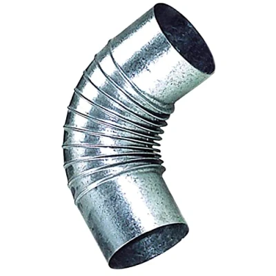 Imagen de WOLFPACK LINEA PROFESIONAL Codo Estufa Galvanizado de 120 mm. 90.
