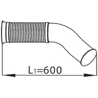 Imagen de Tubo de escape DINEX DIN68090