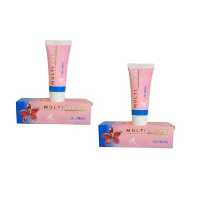 Imagen de Pack 2 Gel Crema Aclaradora Intensiva MULTICLEAR 40ML. Para combatir las manchas oscuras y antiguas de la piel.