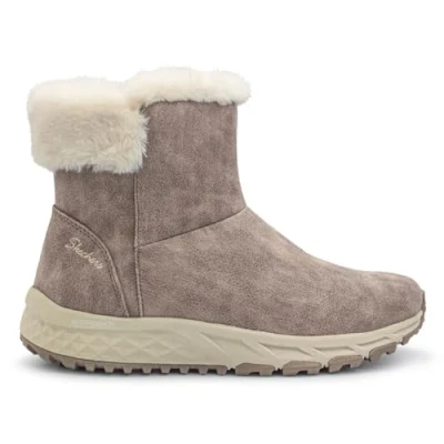 Imagen de Skechers Escape Plan Cozy Collab, Botas Mujer, Taupe Microleather/Faux Fur, 38.5 EU