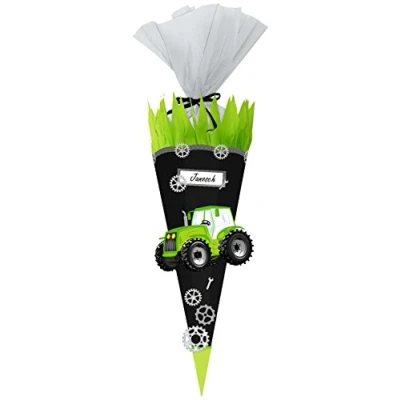 Imagen de Ursus 9870004 Juego de Manualidades para Tractor Easy Line, Hexagonal, Altura Aprox. 68 cm, diámetro 20 Varias Piezas troqueladas, parcialmente Brillantes, Incluye Instrucciones