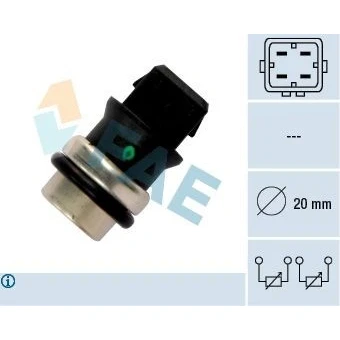 Imagen de EPS 1.830.172 Sensor de Temperatura del Refrigerante Made in Italy OE Equivalent verde, negro VOLKSWAGEN: GOLF 3, Transporter 4 Bus,