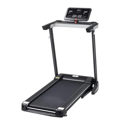 Imagen de HOMCOM Cinta de Correr Velocidad 1 12 km/h Plegable con Programas Pantalla LCD Botón Emergencia Carga 100 kg 71x128x122 cm Negro