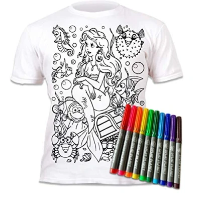 Imagen de Splat Planet camiseta de moto con 10 bolígrafos mágicos lavables no tóxicos, colorea tu propia para colorear y lavar