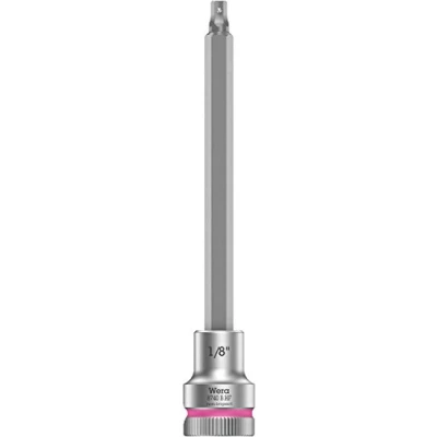 Imagen de WERA 05003081001 8740 B HF Hex Plus 1/8&quot; x 107 mm Vaso de punta Zyklop con función retención 3/8&quot;