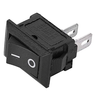 Imagen de 20 piezas/juego de Interruptores basculantes 2 pines para barcos encendido/apagado KCD11 posiciones Accesorios electrodomésticos Negro