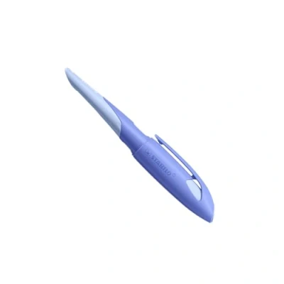 Imagen de STABILO EASYbirdy pluma estilográfica ergonómica para zurdos con estándar M, color azul y claro, incluye cartucho (se puede borrar)