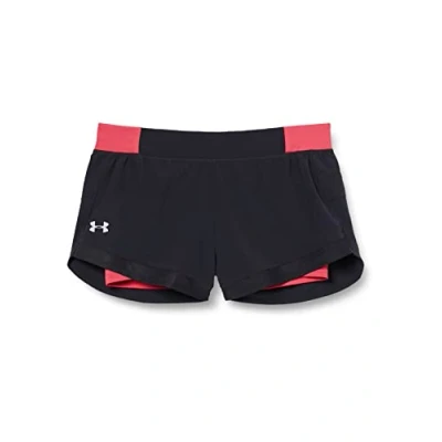 Imagen de Under Armour UA Qualifier Speedpocket 2 In 1 Short Corto, Mujer, Negro, MD