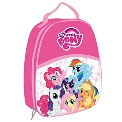 Imagen de Fun House 005340 Mochila isotérmica de My Little Ponny para niños, poliéster, PEVA y Polietileno, Color Rosa, 21 x 13,5 cm.