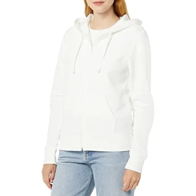 Imagen de Amazon Essentials Sudadera de Cremallera Completa, Forro Polar y Tejido Rizo Francés (Disponible en Tallas Grandes) Mujer, Marfil, XL