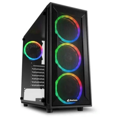 Imagen de CAJA SHARKOON TG4M ATX 2X USB3.0 RGB