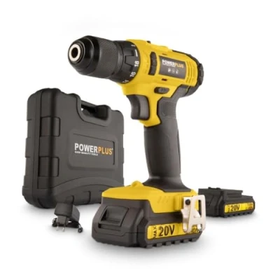 Imagen de POWERPLUS POWX00435 Taladro/atornillador 20v li ion 2 bat