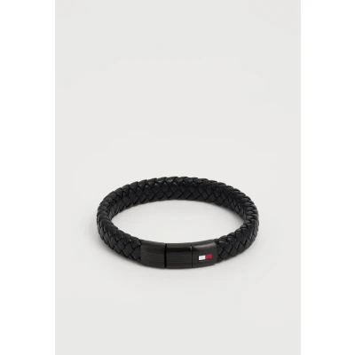 Imagen de Tommy Hilfiger Rounded Braided Pulsera, Hombre, Talla: One Size, Black