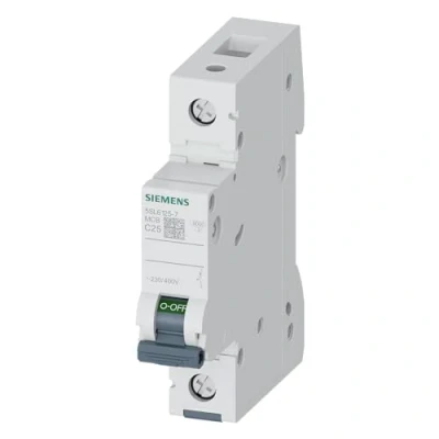 Imagen de 5SL61257 Interruptor automático magnetotérmico 1P 25A Curva C 6kA 230/400V