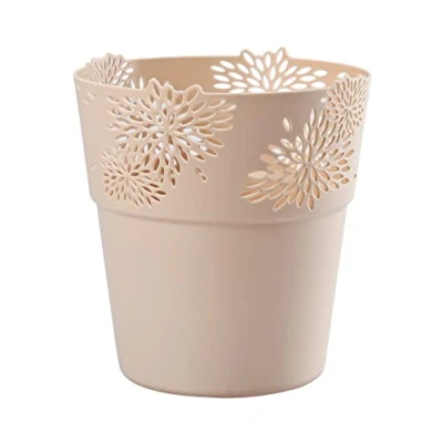 Imagen de VERDENIA Aster 20533 Maceta Decorativa para Plantas de plástico, diseño Calado, Muchos Colores, tamaños, 14,5 cm, Color Rosa