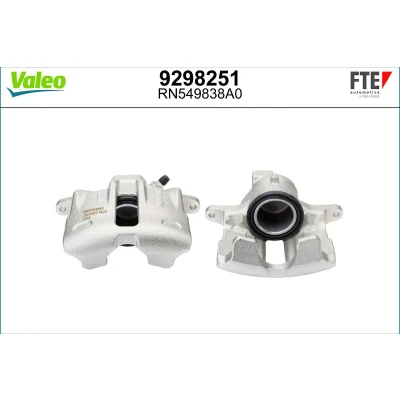 Imagen de FTE 9298251 Pinza de freno gris Hierro fundido Eje delantero, derecha sin soporte AUDI: A4 B5 Berlina, B6 Avant, Avant