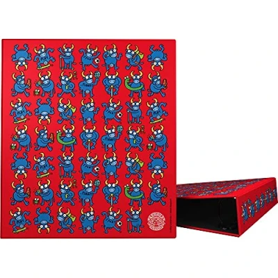 Imagen de Grafoplás 88172632. Carpeta de Anillas A4, 4 Mixtas 40mm, Ollao en Lomo, Colección Katuki Saguyaki, Bull
