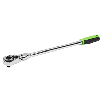 Imagen de Sealey Siegen S01257 Llave de trinquete cabeza flexible extralarga 1/4 pulgadas cuadradas, giratoria 90