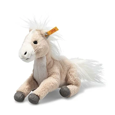 Imagen de Steiff 074349 Soft Cuddly Friends Gola Floppy Horse, blanco, 18 cm