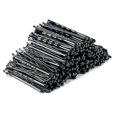 Imagen de PARENCE. Set de 144 horquillas negras estándar pinzas acero, todo tipo cabello piezas
