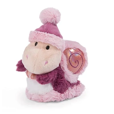 Imagen de NICI Caracol SOA 17cm Rosa de pie sostenible Hecho Suave Peluche, para Jugar y abrazar, niños Adultos, una Gran Idea Regalo, Color (49308)