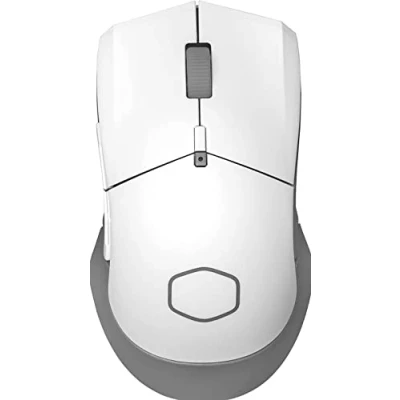 Imagen de Cooler Master MM311 Ratón Gaming Inalámbrico Ligero 77g Sensor Óptico PMW3325 10000 DPI, 5 Botones Programables, Patas de PTFE Deslizamiento Suave, MasterPlus+ (solo PC), Forma Simétrica Blanco