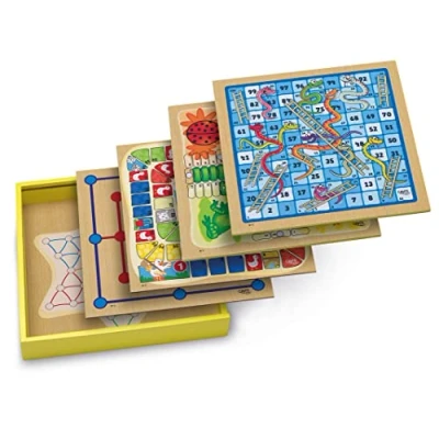 Imagen de Set 30 Juegos Clasicos en Madera Maciza con fichas Incluidas. Muy Robusto.