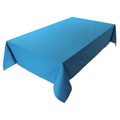 Imagen de Lemos Home Mantel algodón, colección Concepto, Color y tamaño a Elegir (Mantel 40 x cm, Azul Cielo)