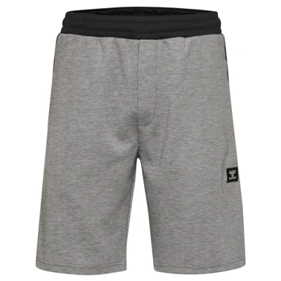Imagen de hummel Hmltropper Pantalones Cortos para Hombre, Cortos, 206274, Gris, Small