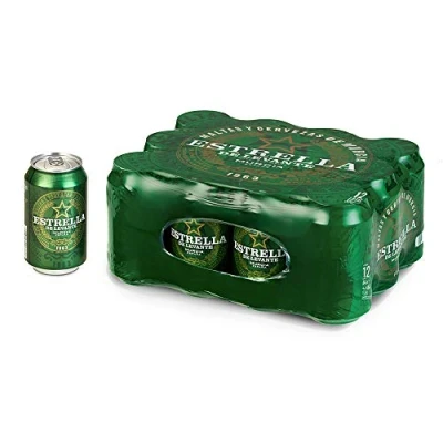 Imagen de Estrella de Levante Cerveza Espuma Persistente Aromas Herbales Paquete 12 Latas x 33 cl