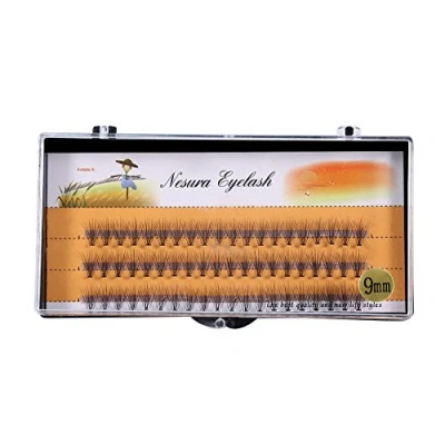 Imagen de Extensiones de Pestañas Volumen 3D, 60 Piezas por Bandeja, Haofy Postizas para Maquillaje Ojos, Prefabricadas Racimo Niñas Mujeres Damas, 6 mm a 14 Opcional