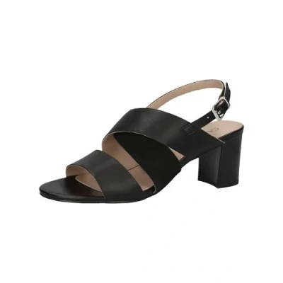 Imagen de CAPRICE Mujer 9 28309 42, Sandalia con talón, Peine Negro, 40.5 EU