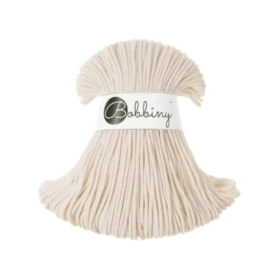 Imagen de Bobbiny Cuerda de maramé (3 mm, Natural), 100 m