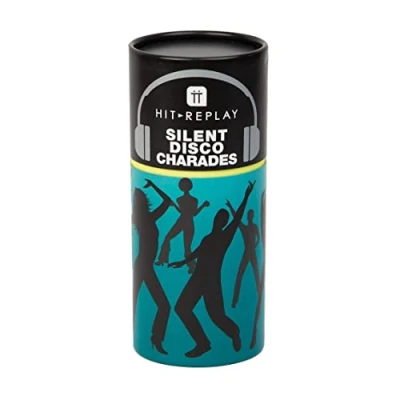 Imagen de Talking Tables Silent Disco Music Game Dipsticks Charades Games para niños y Adultos Bailar, Cantar, Ideas de actuación Toda la Familia, Relleno Calcetines, Fiesta en casa, 13+,