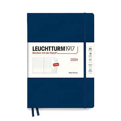 Imagen de LEUCHTTURM1917 Planificador semanal Composition (B5) 2024, 12 meses, azul marino, inglés 367848