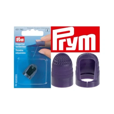 Imagen de Prym Thimble, plactis, Blue, verstellbar, pflaumenblau, 1 Stück