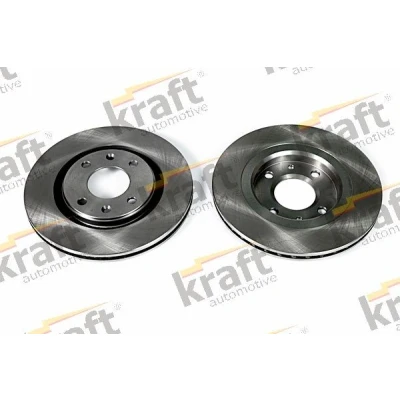 Imagen de KRAFT 6045920 Disco de freno 266, 266,0 20,5 4 ventilado CITROËN: Berlingo / First I, Xsara Picasso, Hatchback, PEUGEOT: 206 Hatchback