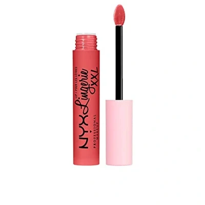 Imagen de NYX Professional Makeup Lip Lingerie XXL Labial líquido Larga duración, Fórmula Vegana, Tono Xxpose Me