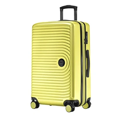 Imagen de HAUPTSTADTKOFFER Mitte Maleta Rígida Mediana, TSA, 4 Ruedas, Equipaje Facturable con Ampliación de Volumen 8 cm, 68 88 L, Helecho
