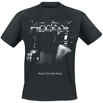 Imagen de Accept Balls to The Wall Camiseta Negro M
